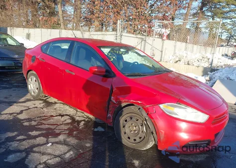 2013 Dodge Dart Se from USA, damaged, VIN 1C3CDFAA0DD105376